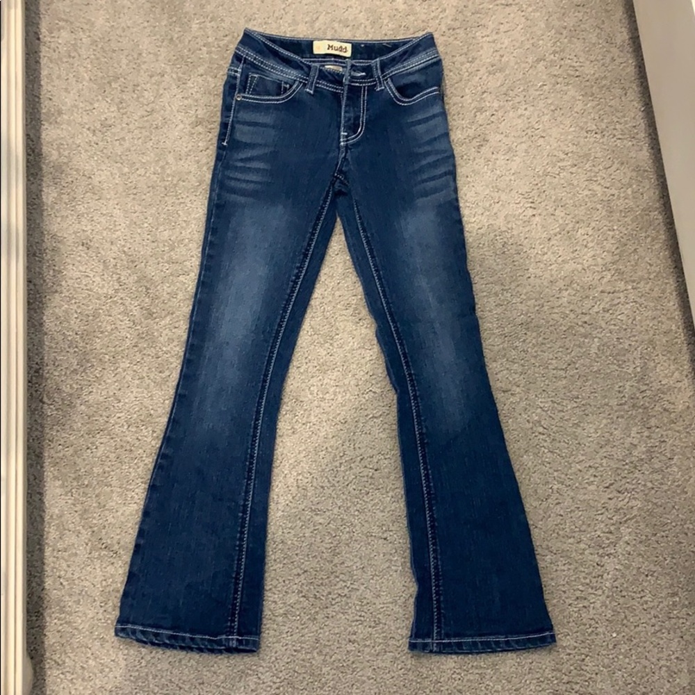 Never Worn Mudd girls flare bottom jeans
